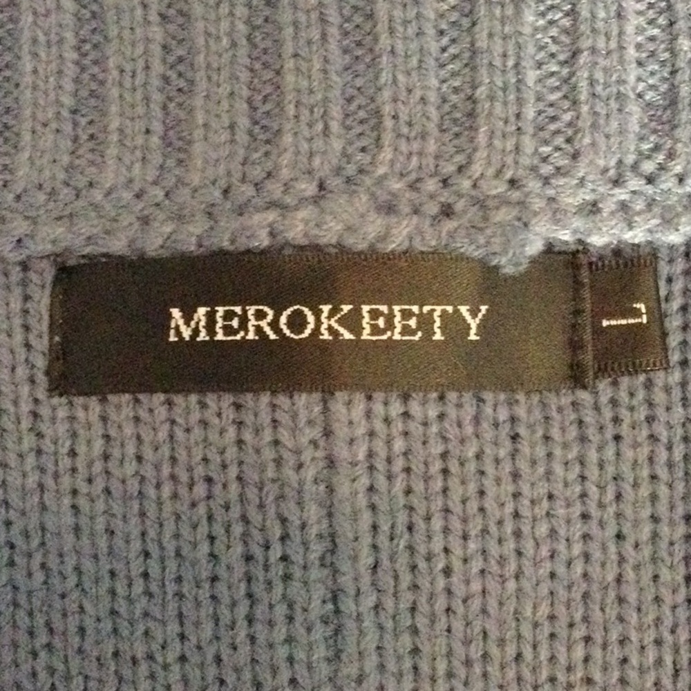 Merokeety Blue Sweater - Picture 10 of 11